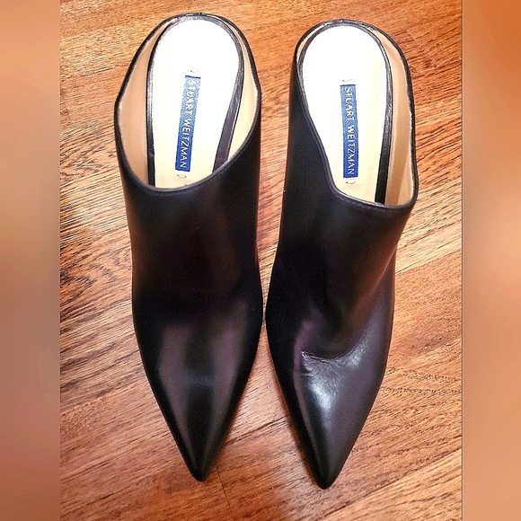 Stuart Weitzman Camila Mules Size 9.5 with original box and dust bag - Picture 2 of 9